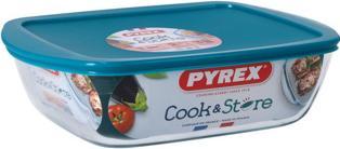 Produktbild Pyrex Glasschüssel mit Deckel, rechteckig, 28 x 20 cm, 2,6 l (2.50 l)