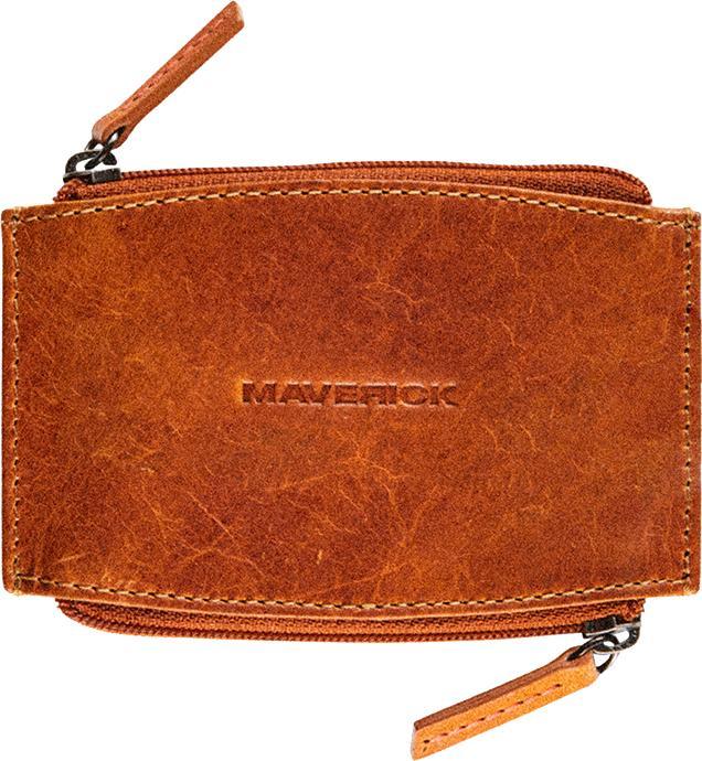 Immagine prodotto Maverick New Men Doppelter Schlüsselanhänger aus Leder, Cognac