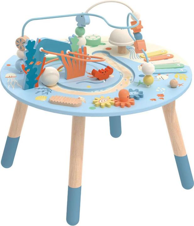 Productafbeelding Classic World Houten activiteitentafel onderwaterwereld, 3dl