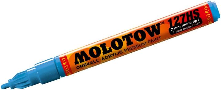 Produktbild Molotow Permanentmarker One4All 127 HS nachfüllbar 2mm schockblau (Schockblau, 2 mm, 1 x)