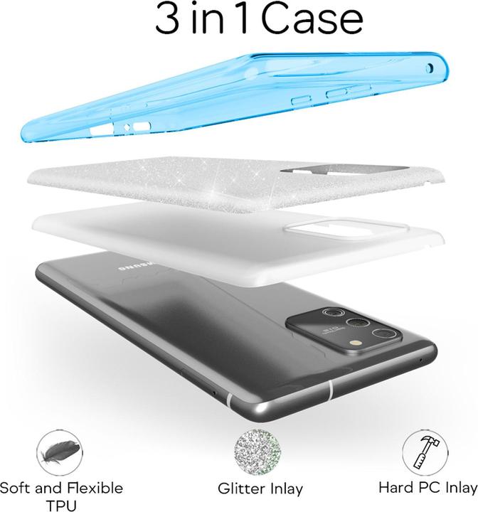 Produktbild Nalia Glitzer Hülle (Samsung Galaxy S10 Lite)