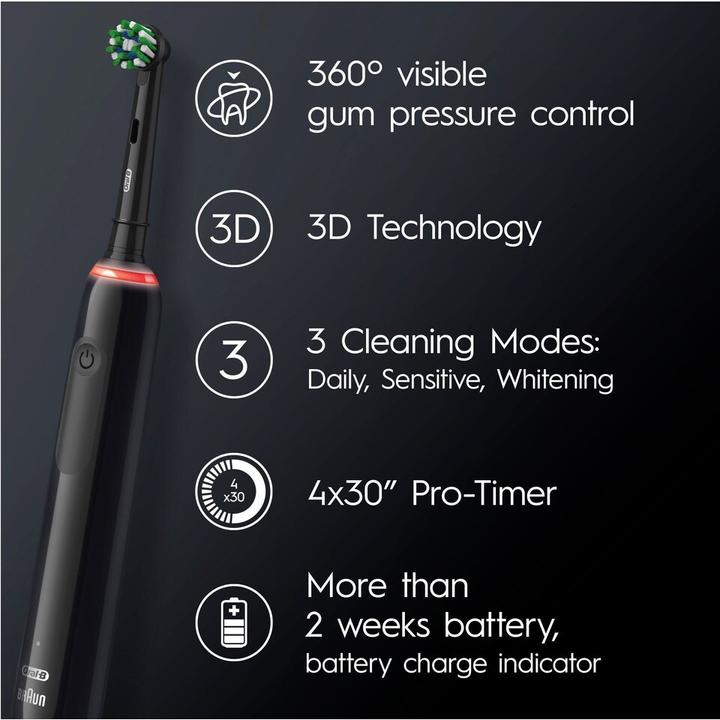 Image du produit Oral-B Pro3 3400N (Brosse à dents oscillo-rotative)