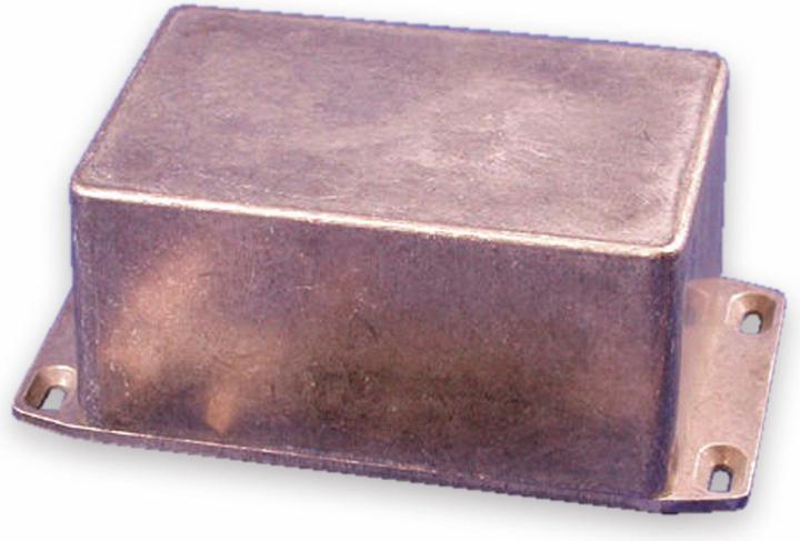 Image du produit Hammond Boîtier en aluminium, 1590TFL, 120,5x79,5x59 mm, avec bride de fixation (Boîtier)
