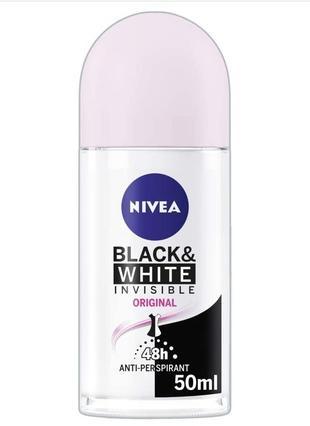 Actual product image NIVEA Black & White Invisible (Roll-on, 50 ml)
