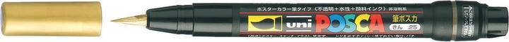 Actual product image Posca Brush tip marker (White, 10 mm, 1 x)