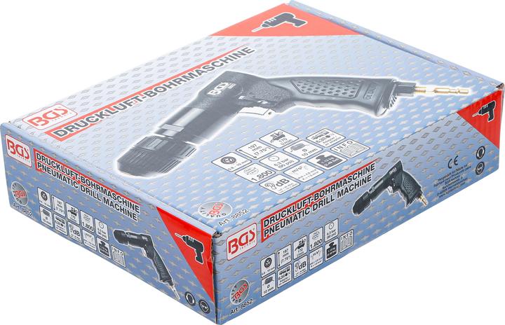 Immagine prodotto BGS Trapano pneumatico con mandrino auto serrante da 10 mm (Aria compressa)