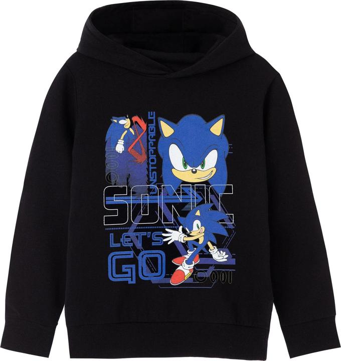 Actual product image Sonic The Hedgehog Boys Let's Go Hoodie (116)