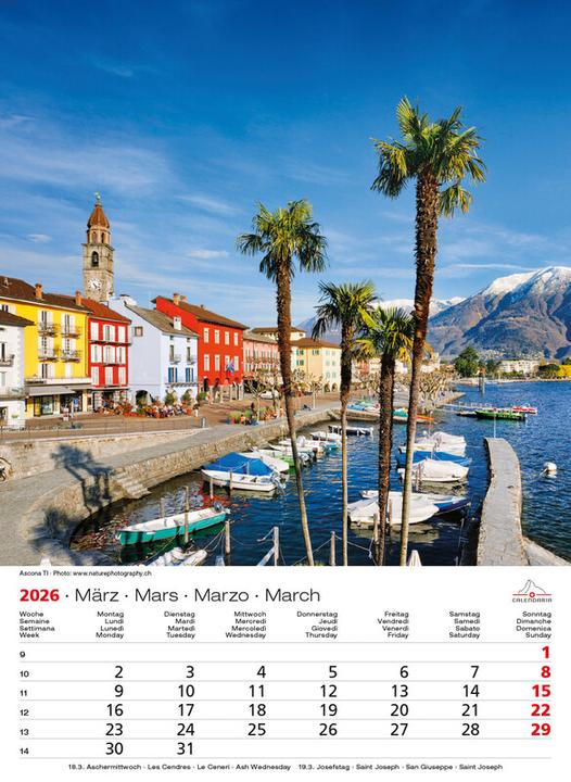 Produktbild Swiss Souvenier 2026 (Harter Einband)