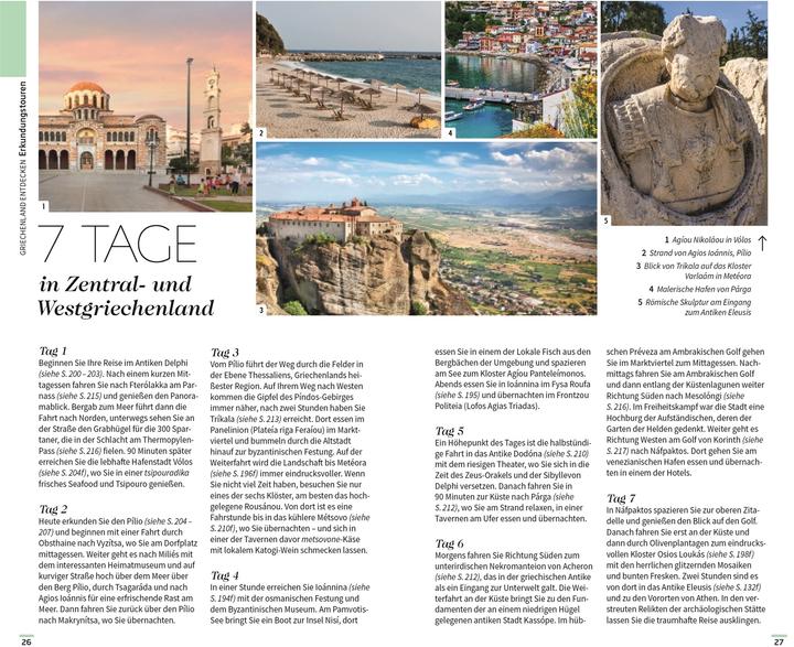 Image du produit Vis-à-Vis Reiseführer Griechenland, Athen & Festland (Allemand, DK Verlag Voyage, 2024)