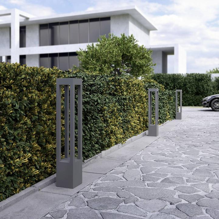Actual product image Arcchio Lienna outdoor garden light H90 Dark Grey (850 lm, IP65)