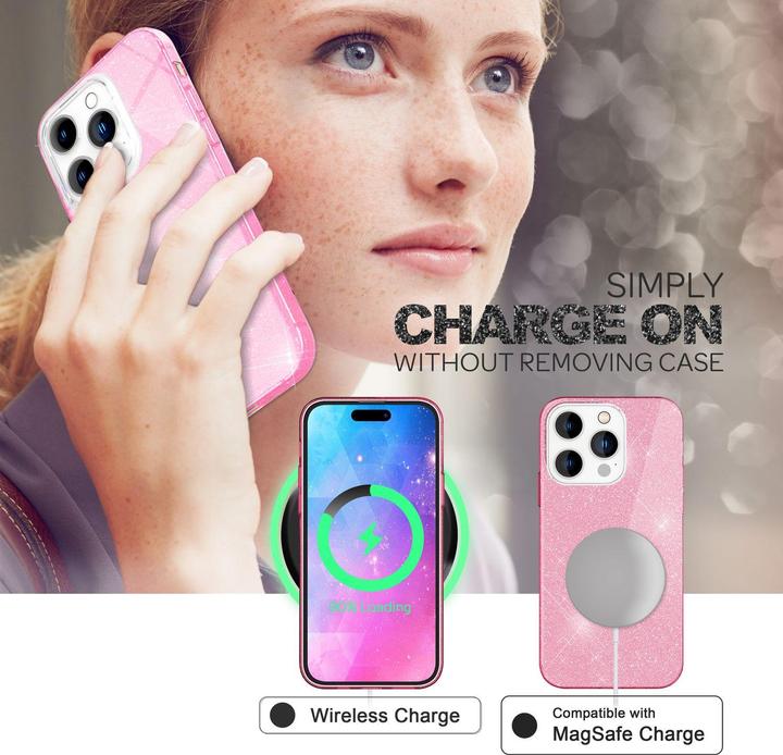 Actual product image Nalia Glitter cover (Apple iPhone 14 Pro Max)