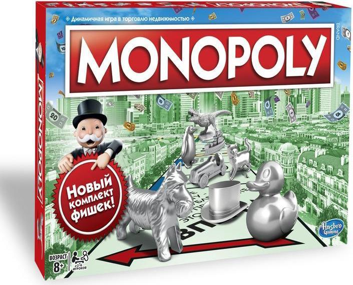 Actual product image Monopoly Hasbro HAS Monopolis game, LV (Multilingual)