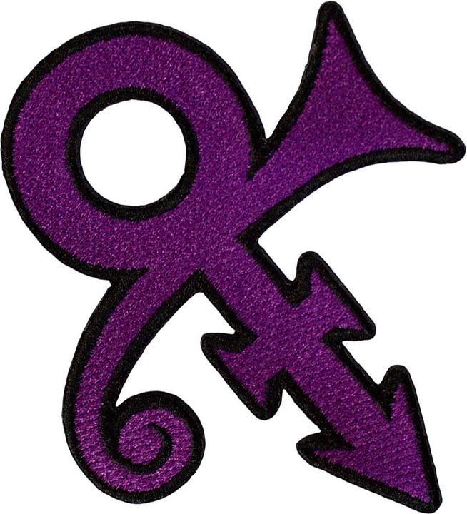 Produktbild Prince Symbol Aufnäher zum Aufbügeln gewebter Stoff