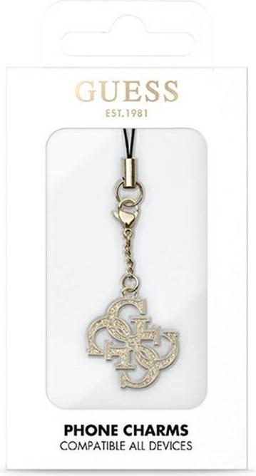 Image du produit Guess zawieszka GUCPM4GID Bracelet téléphone 4G paillettes Charm (Métal, Nylon)