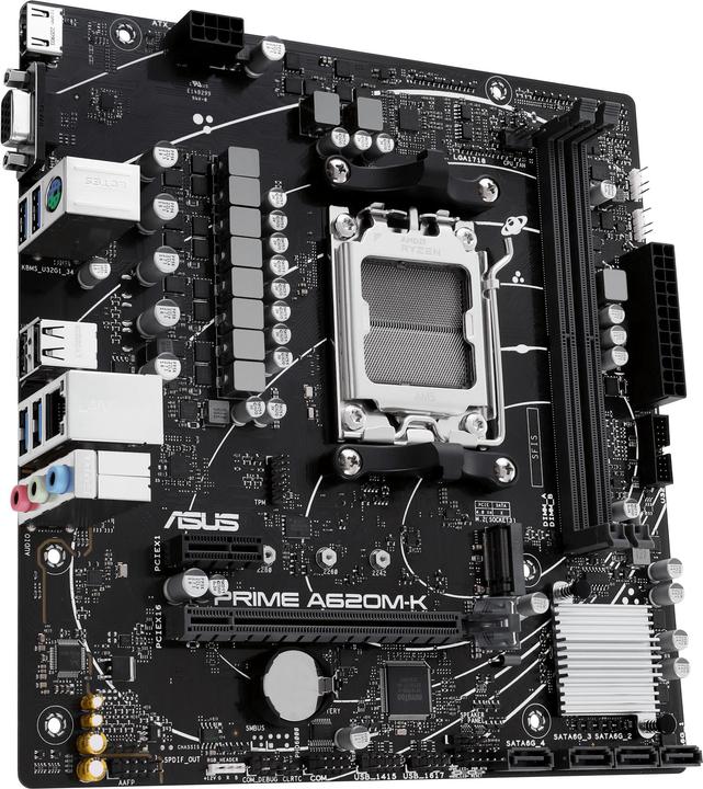 Actual product image ASUS PRIME A620M-K (AM5, AMD A620, mATX)