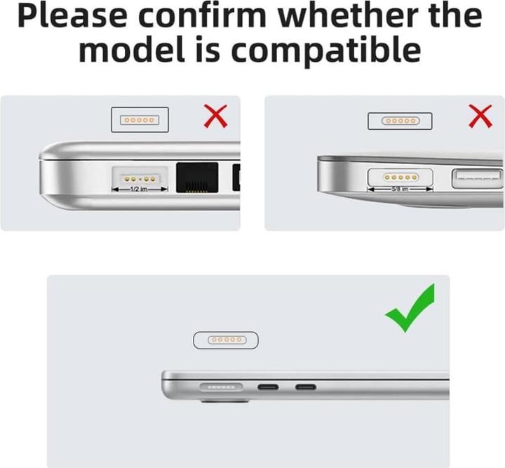 Image du produit PowerGuard Adaptateur USB-C vers MagSafe 3 pour MacBook Pro, Air (MagSafe, USB Type C)
