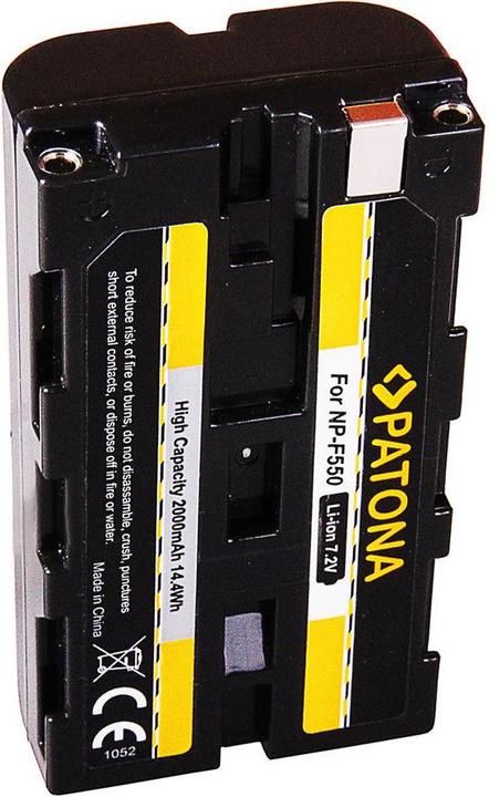 Actual product image Patona battery f. Sony NP-F550 (Camera battery)