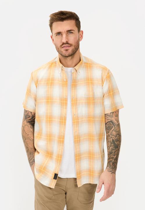 Image du produit Camel Active Kariertes Kurzarmhemd aus reiner Baumwolle (XXL)