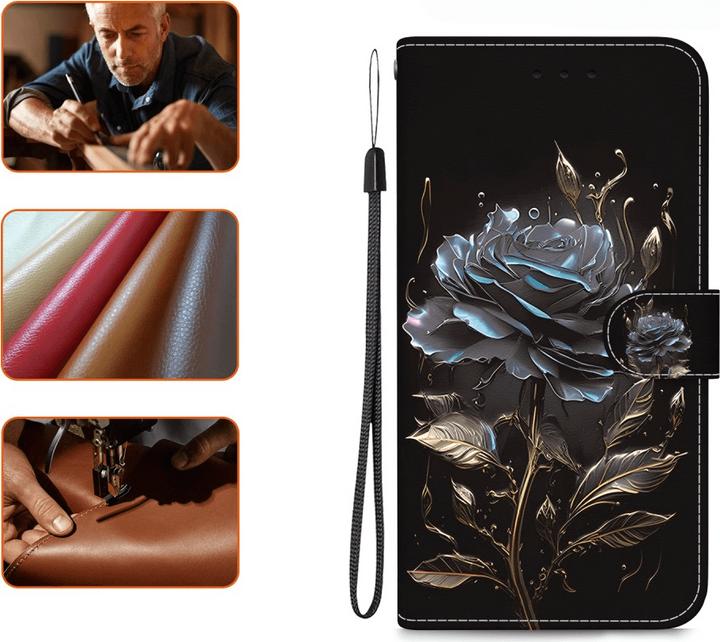Image du produit Cover-Discount Galaxy S25 - Tasche Hülle mit Blüten Motiv (Samsung Galaxy S25)