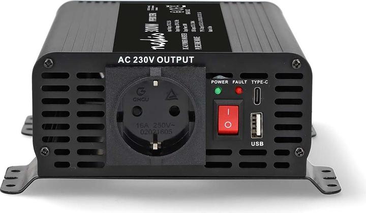 Produktbild Nedis Power Inverter Reine Sinus-Wellen - Eingangsspannung: 12 V DC - Geräteausgangsanschluss: Type