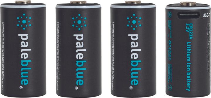 Image du produit Pale Blue Pile CR123 (4 pcs, CR123A, 860 mAh)