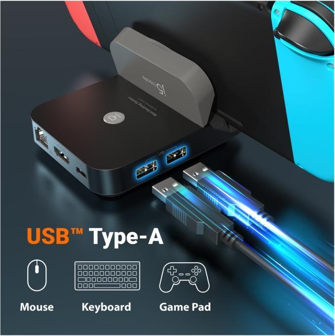 Image du produit j5Create JCD620-N, Noir, Gris (Switch)