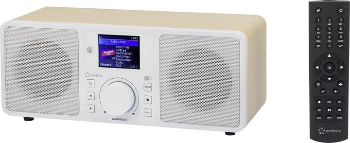Actual product image Renkforce RF-IRDAB-RETRO1 (DAB+, FM, Bluetooth, Wi-Fi)