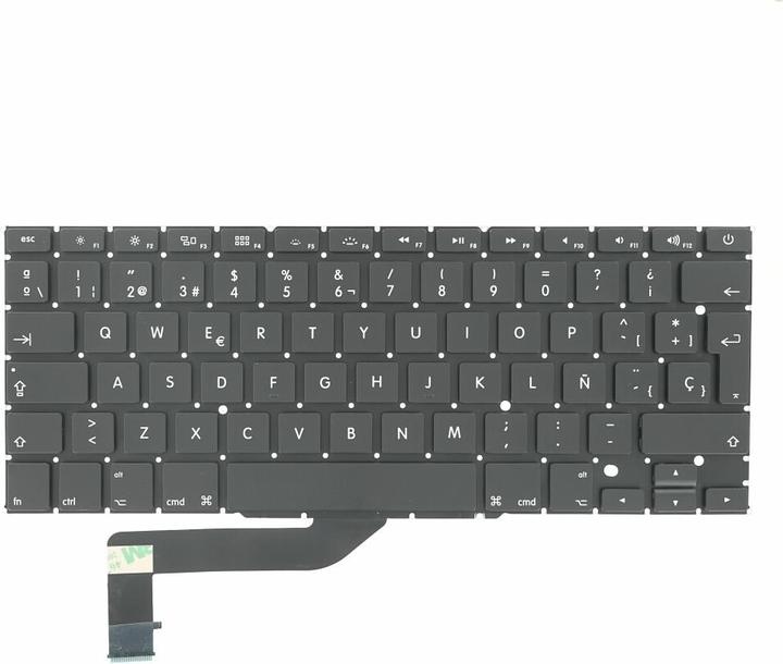 Actual product image OEM Keyboard (Spanish layout) for Macbook Pro 15 inch Retina (2013-2015) A1398