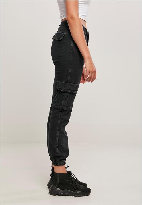 Produktbild Urban Classics Ladies Organic Stretch Denim Cargo Pants (28)
