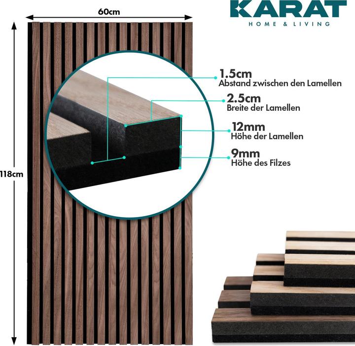 Image du produit Karat Akustikpaneele (118 x 60 cm)