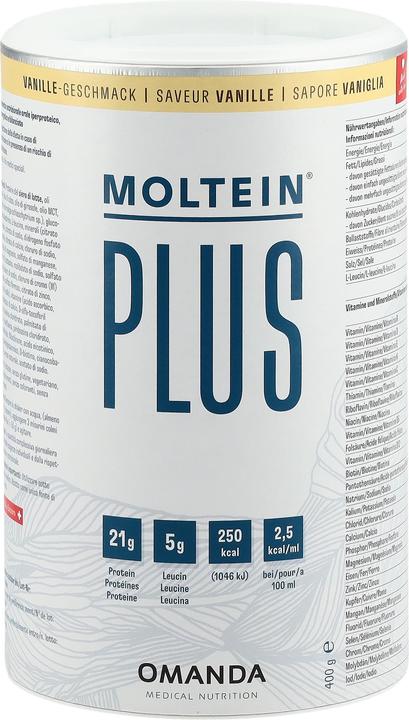 Actual product image Moltein Plus 2.5 Vanille (400g) (1 Piece, Powder, 400 g)