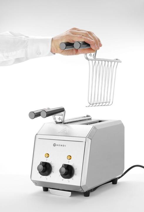 Immagine prodotto Hendi Tostapane per panini in acciaio inox 2 pezzi 230V 12