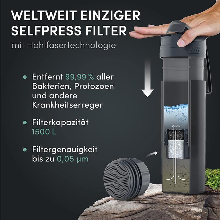Produktbild Bachgold Wasserfilter Flasche (0.65 l)