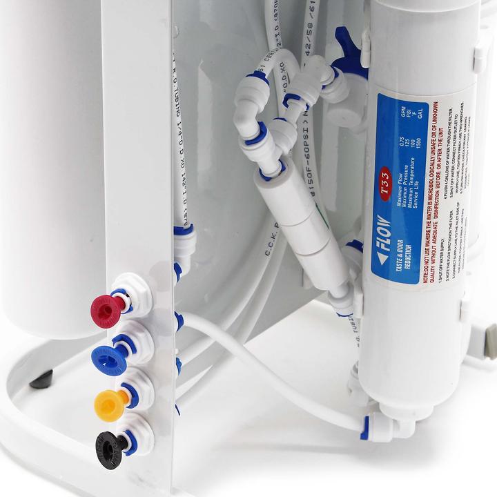 Produktbild Naturewater 5 Stufen Umkehrosmose 180 L/Tag Druckerhöhungspumpe Manometer
