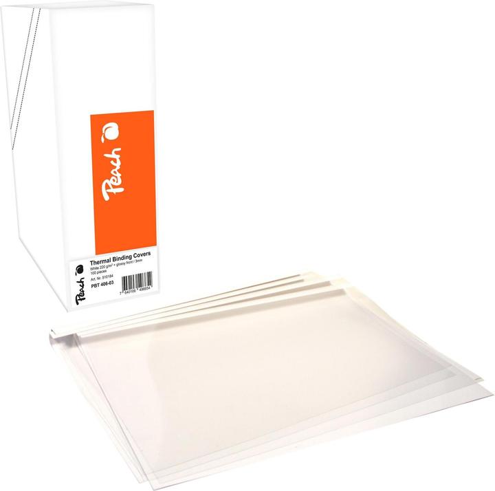 Produktbild Peach Einbanddeckel weiss