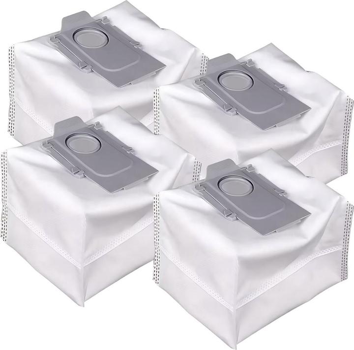 Hermex Alternative Staubbeutel zu Roborock Q Revo Q5 Q7 S8 S7 P10 T8 G10 G20 (4 x)