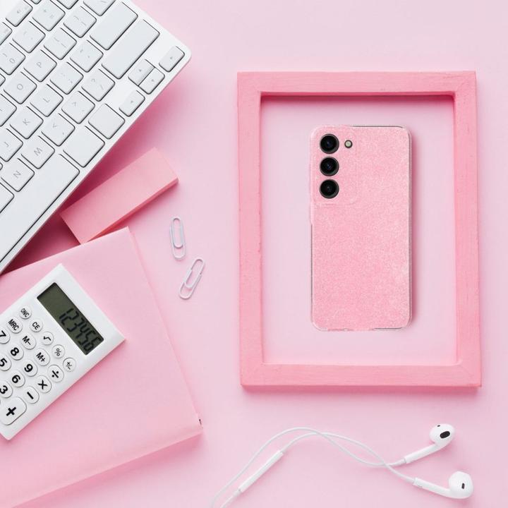 Produktbild OEM Back panel cover CLEAR CASE 2 mm BLINK for SAMSUNG S24 Plus pink (Samsung Galaxy S24+)
