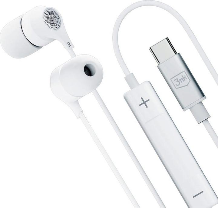 Image du produit 3MK Ecouteurs filaires USB-C (pas de réduction du bruit, Filaire)