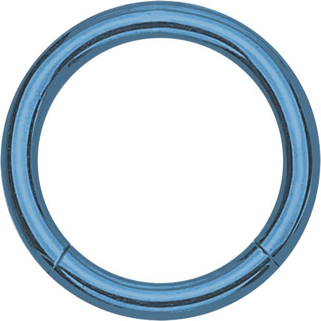 Immagine prodotto Star Piercing Anello a segmenti con cerniera blu chiaro (Acciaio chirurgico 316L, senza ottone)