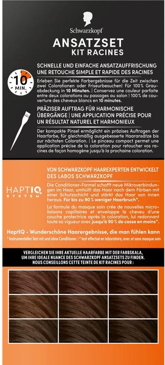 Produktbild Schwarzkopf Ansatzset (A1 Hell- bis Mittelbraun)