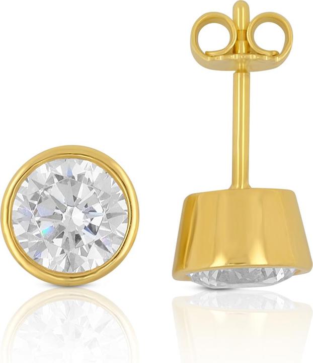 Muau Ohrstecker (750/18 K Gelbgold)