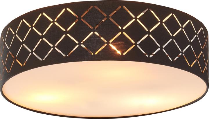 Actual product image Lux.Pro Deckenleuchte Bay Schwarz/Weiss (E27)
