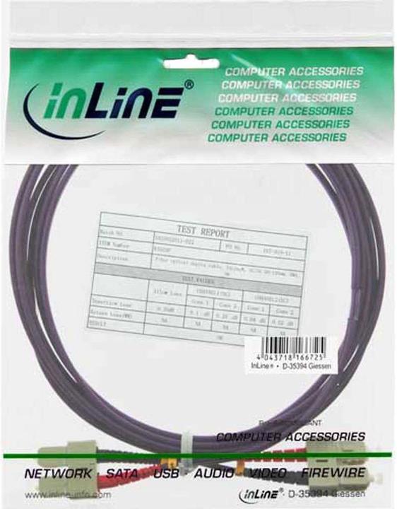 Actual product image InLine FO duplex cable SC/SC 50/125um OM4 7.5m (CAT6, 7.50 m)