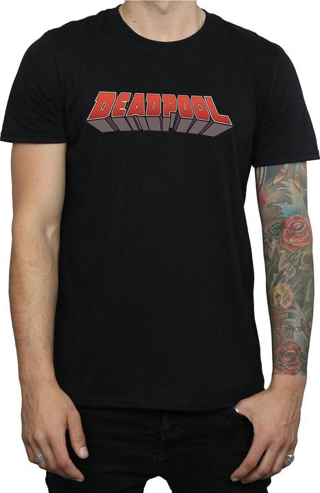 Image du produit - T-shirt DEADPOOL TEXT LOGO - Homme (S)