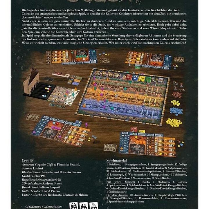 Produktbild Asmodée CRCD0019 - Golem, Brettspiel, für 1-4 Spieler, ab 13 Jahren (DE-Ausgabe) (Deutsch)