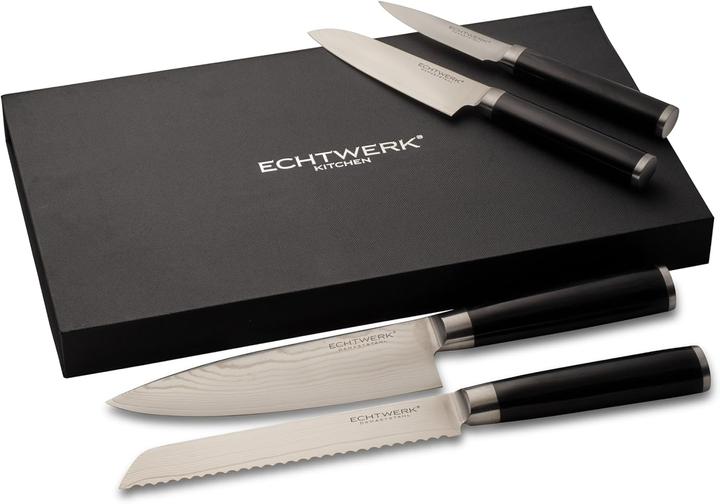 Actual product image Echtwerk Damascus knife set