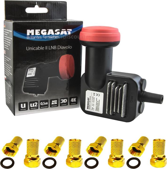 Actual product image Megasat Unicable II LNB Diavolo (Unicable, 40mm)
