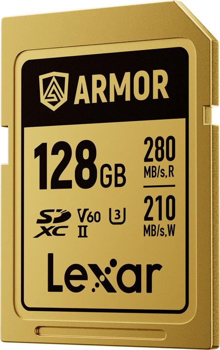 Image du produit Lexar Armor Gold (128 Go, SDXC, U3, UHS-II)
