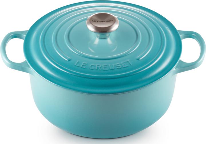 Immagine prodotto Le Creuset Tostapane Signature rotondo caraibico 26 cm (26 cm, Pirofila + casseruola, Ghisa)