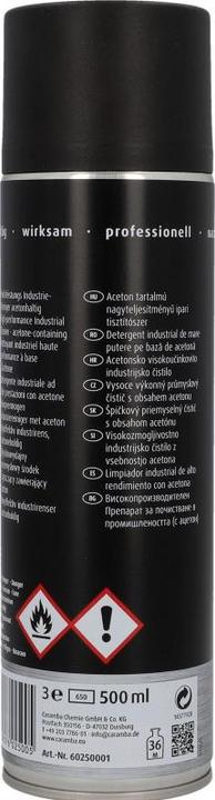 Immagine prodotto Caramba Detergente industriale contenente acetone (500 ml)